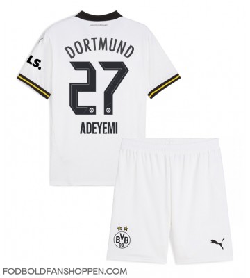 Borussia Dortmund Karim Adeyemi #27 Tredjetrøje Børn 2024-25 Kortærmet (+ Korte bukser)